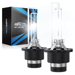 Marsauto® D4S/D4R 6000K Cool White 35W Xenon HID Headlight Bulbs IP68 2Pcs
