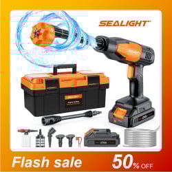 SEALIGHT Cordless Pressure Washer, 970PSI Portable Power Washer