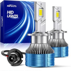 Marsauto® D4S D4R 30,000LM 6500K White LED Headlight Bulbs IP68 2Pcs