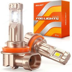 SEALIGHT® F3S H11/H16/H8/H9 LED Fog Light Bulbs 6500K White 26W 18000LM IP68 2PCS
