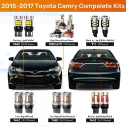 SEALIGHT® 2015-2017 Toyota Camry LED Bulbs 9005 H11 Headlight Turn Signal Brake Lights Combo