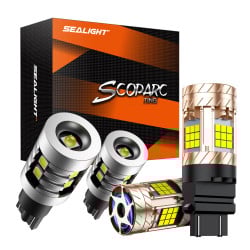 SEALIGHT® Premium Tail & Backup Light Combo: 3157 & T15/921 LED Light Bulbs 4pcs