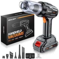 SEALIGHT®️ X1 Plus Vacuum 21kPa 120W High Power Handheld 4 in 1 Blow & Suck Cleaner