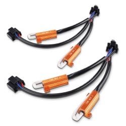SEALIGHT® 9003/H4 LED Bulbs Canbus Decoder/ Resistor Anti Flicker Harness
