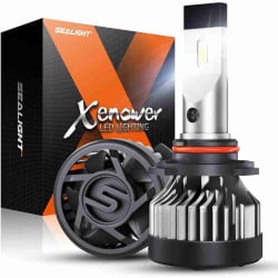 SEALIGHT® X2 9005/HB3 100W 6500K White IP67 LED Headlight Bulbs 2Pcs