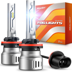 SEALIGHT® F5 880/885/893 LED Fog Light Bulbs 6500K Cool White 30W 10000LM IP68 2PCS