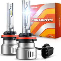SEALIGHT® F5 881/886/889 LED Fog Light Bulbs 6500K Cool White 30W 10000LM IP68 2PCS