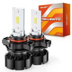 SEALIGHT® XF1 5202/5201 LED Fog Light Bulbs 6000K White 20W 6000LM IP67 2PCS