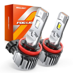 SEALIGHT® XF3 H11/H16/H8/H9 LED Fog Light Bulbs 6500K White 60W 12000LM IP68 2PCS