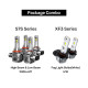 SEALIGHT® Brightest 9005/HB3 H11/H9/H8 LED Headlight Bulbs H10/9145/9140 Fog Light Bulbs Combo White 6500K IP68 3Pairs