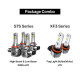 SEALIGHT® 9005/HB3 H11/H9/H8 LED Headlight Bulbs H11/H16/H8/H9 Fog Light Bulbs Combo White 6500K IP68 3Pairs