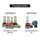 SEALIGHT® 9005/HB3 H11/H9/H8 LED Headlight Bulbs H11/H16/H8/H9 Fog Light Bulbs Combo White 6500K IP68 3Pairs