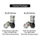 SEALIGHT® Efficient 3157 LED Bulbs Combo: White Backup Brake & Amber Turn Signals (2-Pairs)